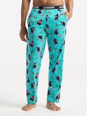 Hatley Blue Wild Winter Sports Mens Pyjamas Joggers - Image 1 of 4