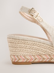 Neutral Forever Comfort® Peep Toe Wedges - Image 7 of 9