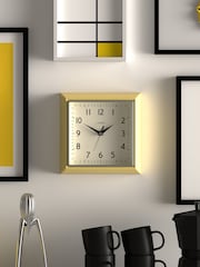 Jones Clocks Yellow Mustard Wall Clock 25cm - Image 1 of 4