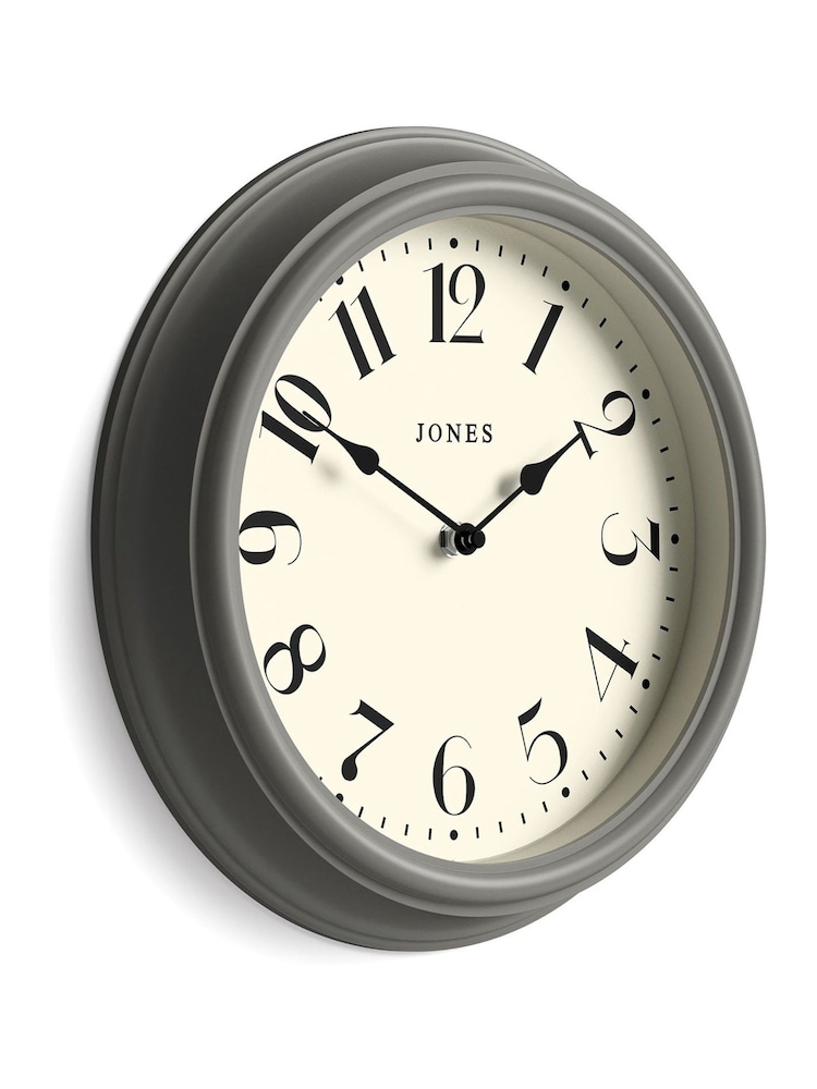Jones Clocks Grey Serenity Wall Clock 30cm - Image 4 of 4