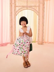 Cath Kidston Pink Classic Raspberry Print Large Backpack - Image 2 of 5