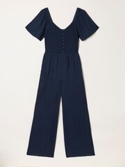 FatFace Gabby Navy Jumpsuit - Image 6 of 6