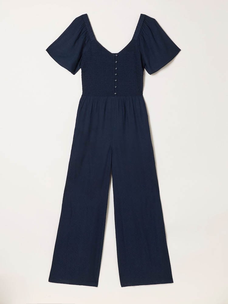 FatFace Gabby Navy Jumpsuit - Image 6 of 6 FatFace Gabby Navy Jumpsuit - Image 6 of 6