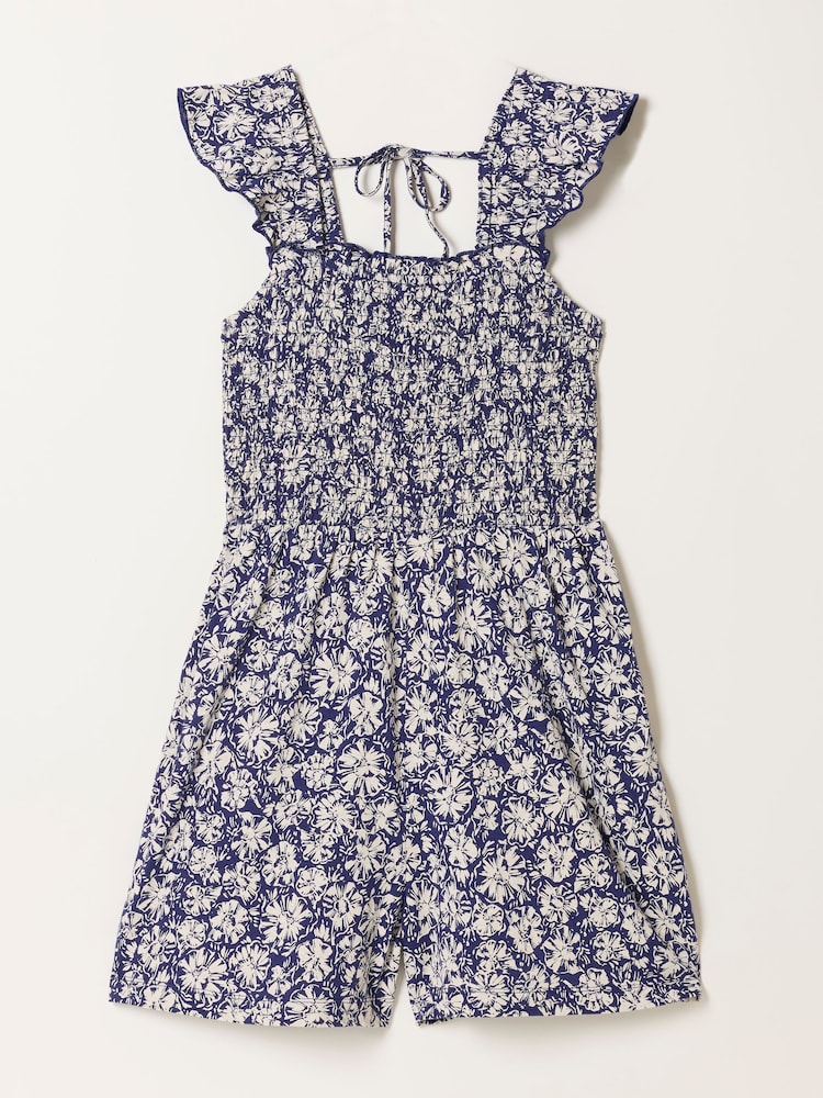 FatFace Blue Shells Cheska Playsuit - Image 7 of 7 FatFace Blue Shells Cheska Playsuit - Image 7 of 7