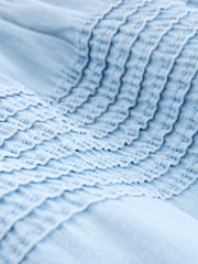 Denim decolorat - Tiered Maxi Bleach Skirt - Imaginea 8 din 8