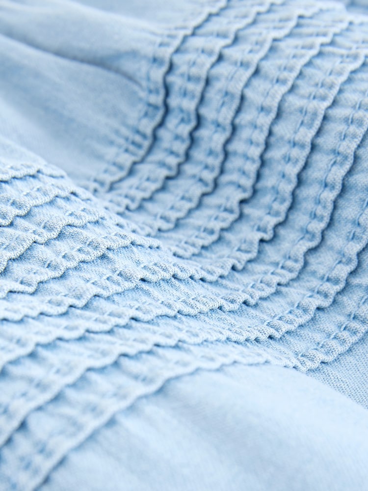 Denim decolorat - Tiered Maxi Bleach Skirt - Imaginea 8 din 8 Denim decolorat - Tiered Maxi Bleach Skirt - Imaginea 8 din 8