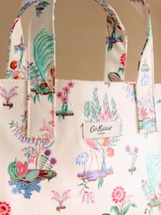 Cath Kidston Ecru Island Print Small Book Bag - Image 4 of 5