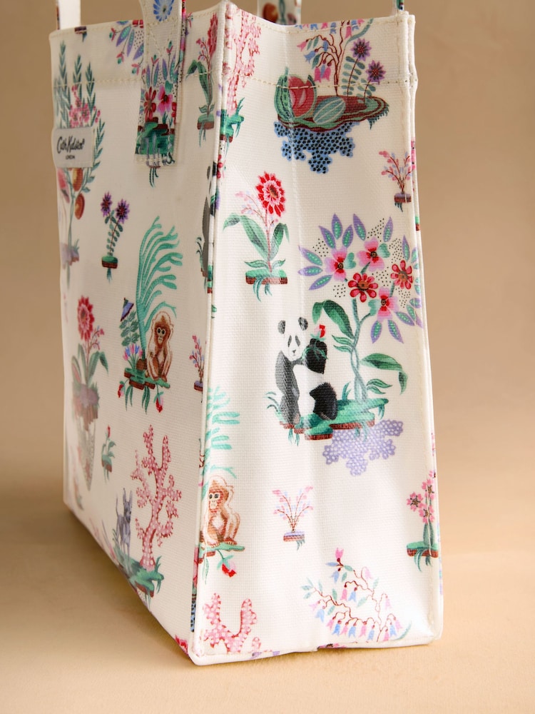 Cath Kidston Ecru Island Print Small Book Bag - Image 5 of 5