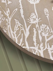 Voyage Maison Grey Fleur Et Faune Wooden Clock - Image 3 of 4