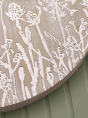 Voyage Maison Grey Fleur Et Faune Wooden Clock - Image 4 of 4