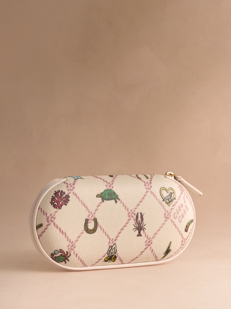 Cath Kidston Pink Charm Glasses Case - Image 1 of 3