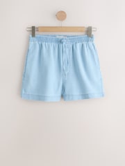 Mezclilla azul claro - Pantalones cortos sin cierres - Imagen 6 de 8