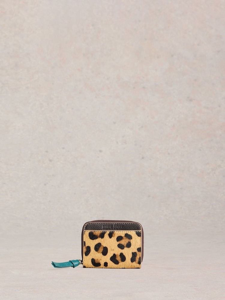 White Stuff Brown Cerys Zip Around Purse - Image 1 of 4