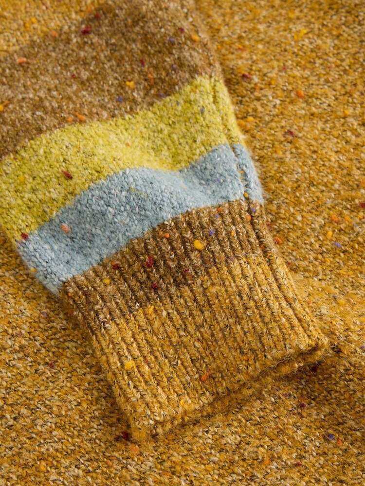 White Stuff Yellow Talia Nep Jumper - Image 6 of 6