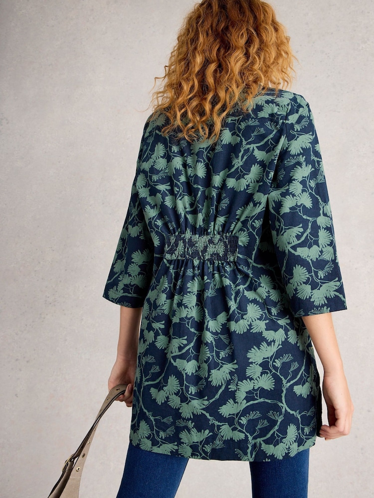 White Stuff Blue Blake Cord Tunic - Image 2 of 6