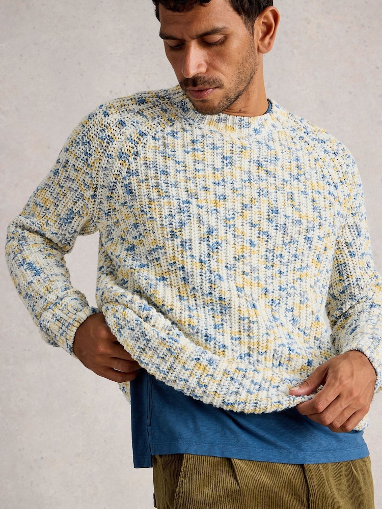 White Stuff Natural Multi Nep Crew Neck - Image 1 of 6