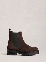White Stuff Brown Carrie Chelsea Boots - Image 1 of 4