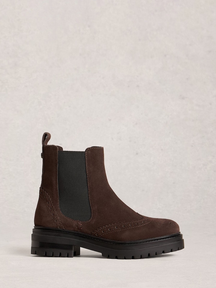 White Stuff Brown Carrie Chelsea Boots - Image 1 of 4