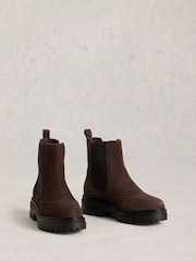 White Stuff Brown Carrie Chelsea Boots - Image 2 of 4