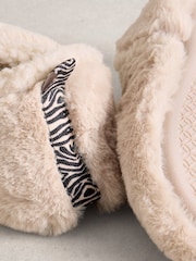 White Stuff Natural Reya Closed Back Slippers - Image 4 of 4