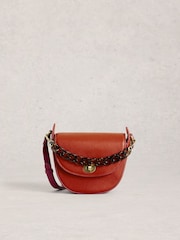White Stuff Orange Sasha Saddle Bag - Image 1 of 4