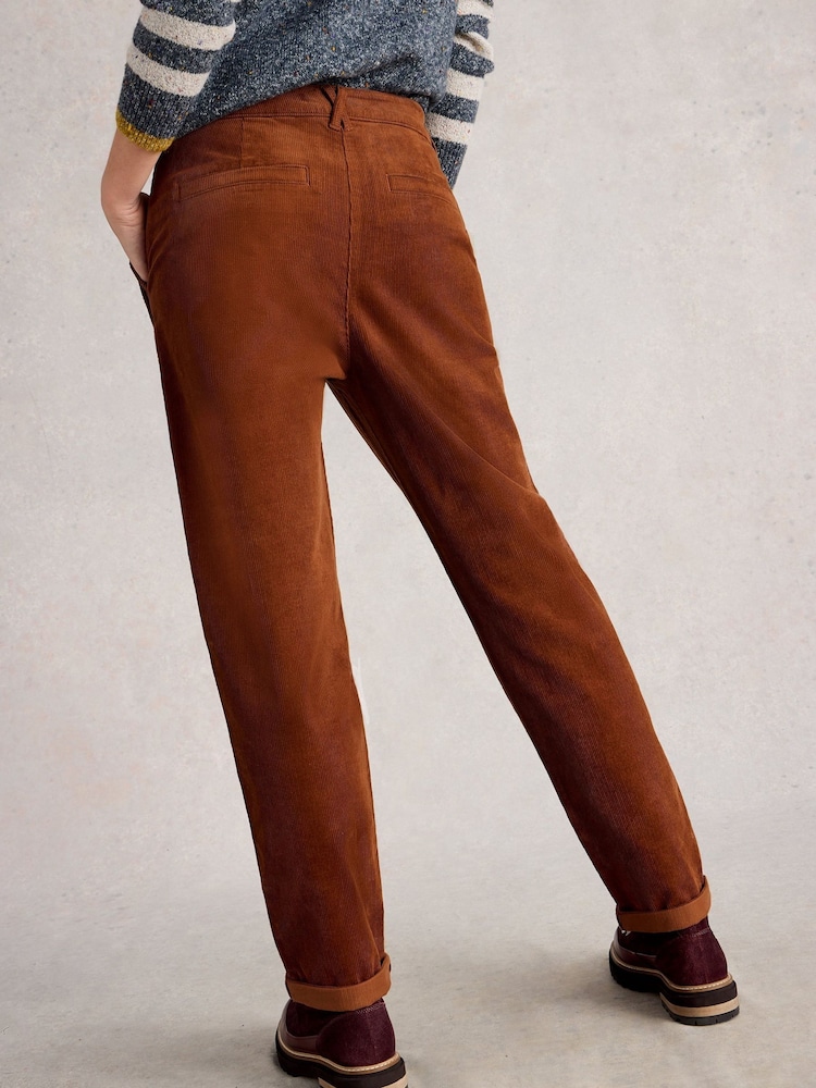 White Stuff Brown Twister Cord Trousers - Image 2 of 6