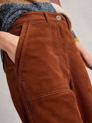 White Stuff Brown Twister Cord Trousers - Image 4 of 6