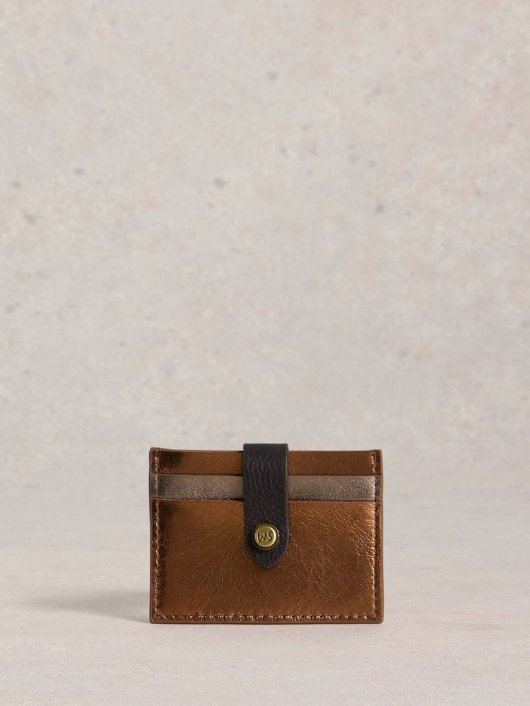 White Stuff Metallic Cari Card Holder - Image 1 of 2