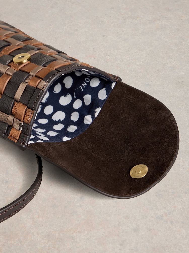 White Stuff Brown Coco Leather Phone Bag - Image 4 of 4 White Stuff Brown Coco Leather Phone Bag - Image 4 of 4