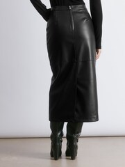 Faux Leather Pencil Skirt - Image 2 of 4