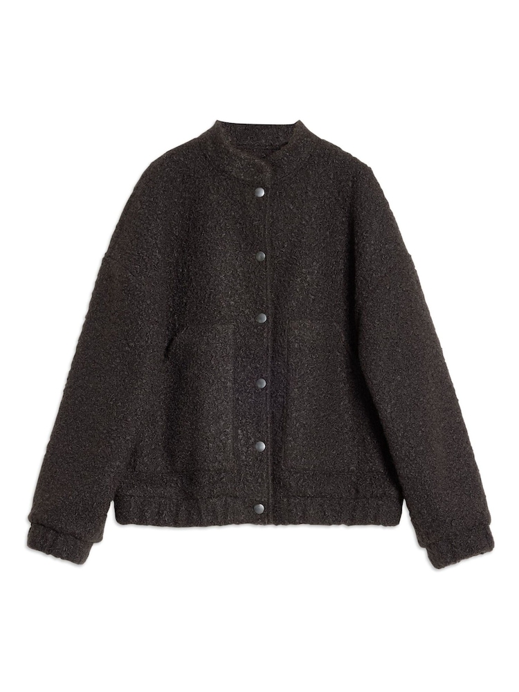 Albaray Curly Bomber Brown Jacket - Image 5 of 5 Albaray Curly Bomber Brown Jacket - Image 5 of 5