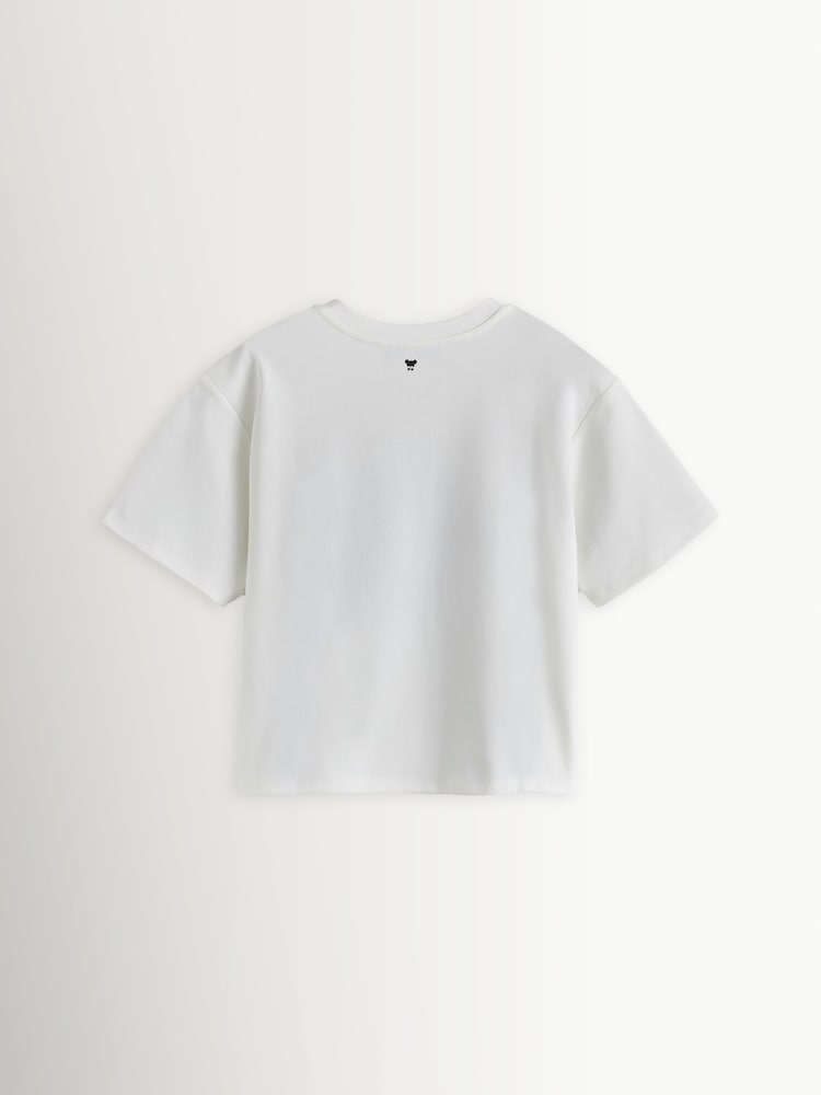 Weekend MaxMara White Sabato Floral Embroidered T-Shirt - Image 2 of 5