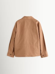 Weekend MaxMara Brown Vettura Linen Basketweave Jacket - Image 8 of 12