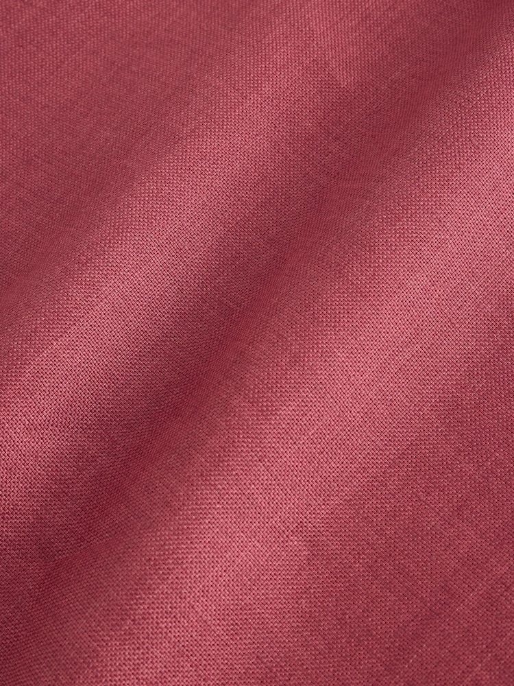 Weekend MaxMara Pink Esordio Linen Belted Midi Dress - Image 6 of 6