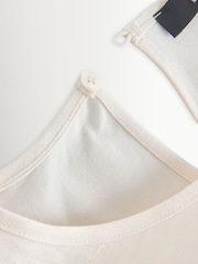 Weekend MaxMara White Bacino Linen Embroidered Blouse - Image 4 of 5
