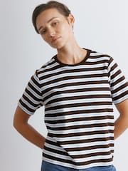 Albaray Stripe Brown T-Shirt - Image 1 of 4