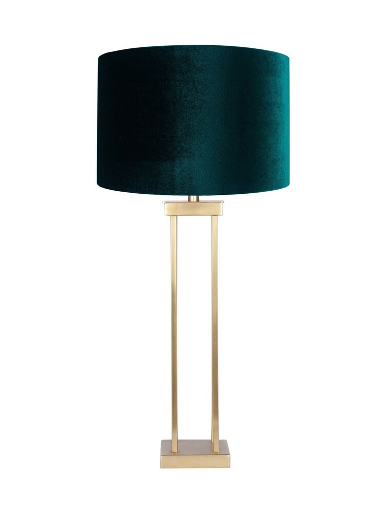 Pacific Green Langston Gold Velvet Table Lamp - Image 1 of 5 Pacific Green Langston Gold Velvet Table Lamp - Image 1 of 5
