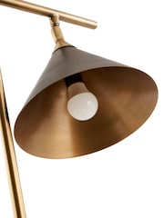 Pacific Matt Black or Antique Brass Zeta Ceiling Light - Image 4 of 6