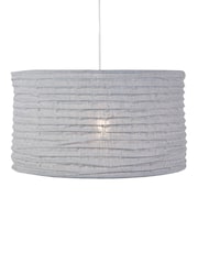 Pacific Grey Easy Fit Patpong 50cm Jute Ceiling Light - Image 2 of 6