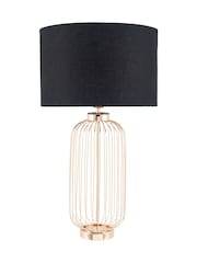 Pacific Gold Dania French Metal Wire Tall Table - Image 1 of 5