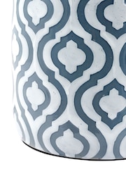 Pacific Grey Celia Pattern Ceramic Table - Image 5 of 5
