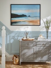 Laura Ashley Blue Coastal Breeze 73 x 103 cm Small Frame - Image 1 of 4