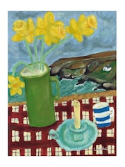 Laura Ashley Black A Cornish View Large Frame - Image 4 of 4