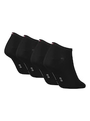 Tommy Hilfiger Black Trainer Socks 4-Pack - Image 2 of 2