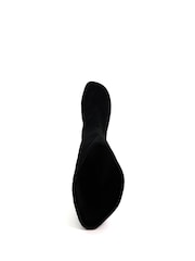 Dune London Black Searing Round Toe Knee High Boots - Image 5 of 6