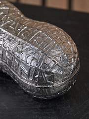 Pacific Silver Metal Peanut Lidded Trinket Box - Image 3 of 6