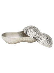 Pacific Silver Metal Peanut Lidded Trinket Box - Image 6 of 6