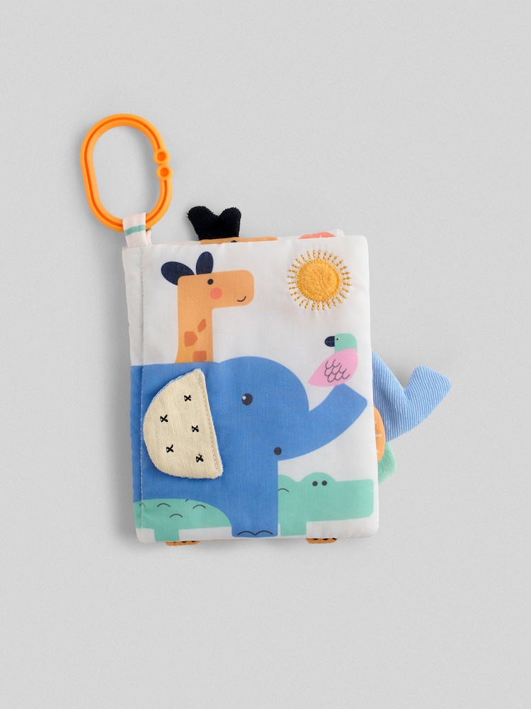 JoJo Maman Bébé Safari Animal Toy Fabric Book - Image 2 of 5