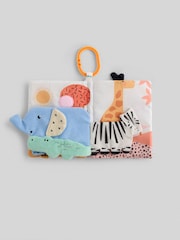 JoJo Maman Bébé Safari Animal Toy Fabric Book - Image 3 of 5