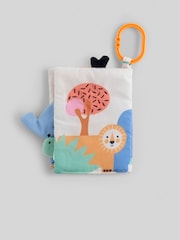 JoJo Maman Bébé Safari Animal Toy Fabric Book - Image 4 of 5